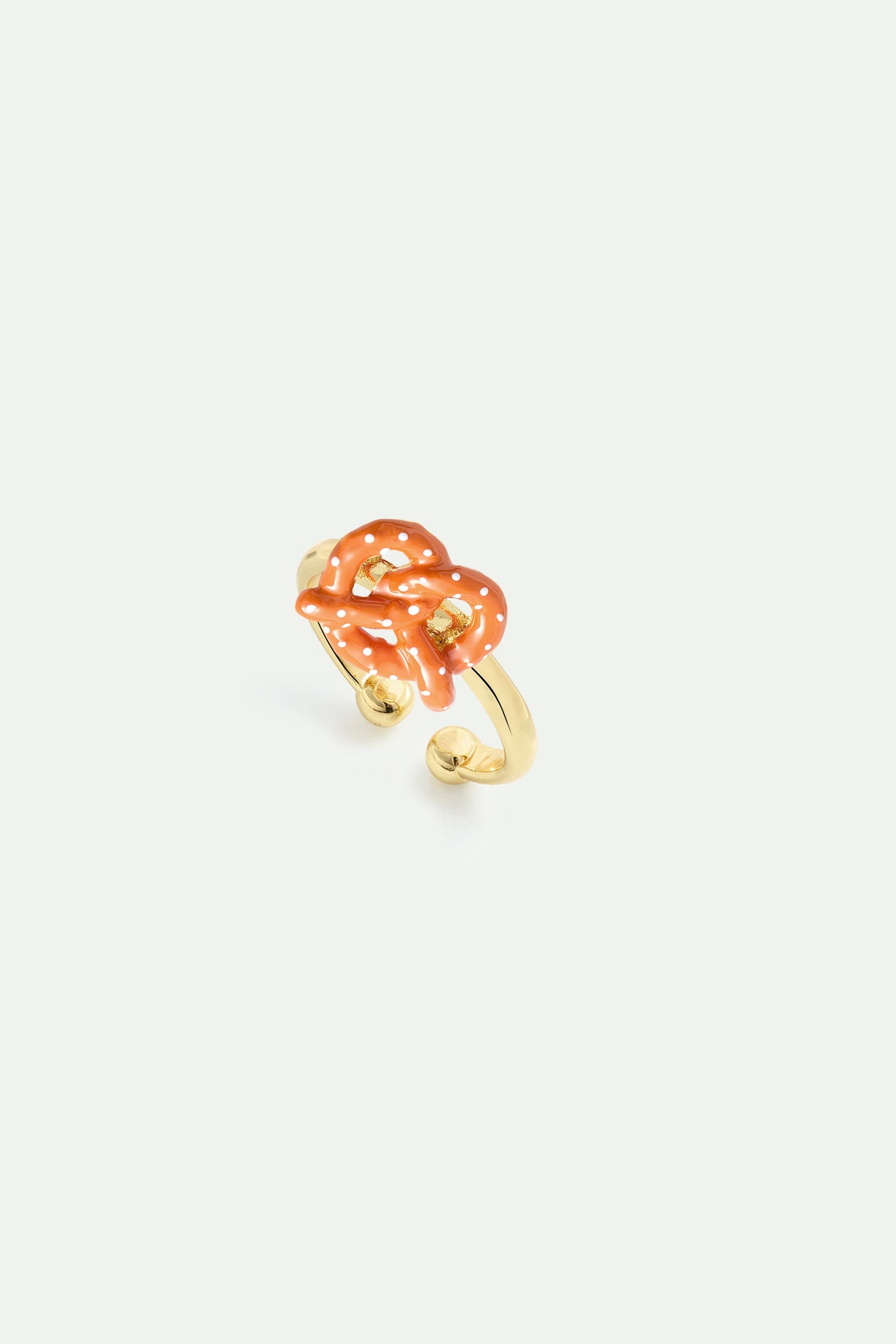 Pretzel Adjustable Ring front view