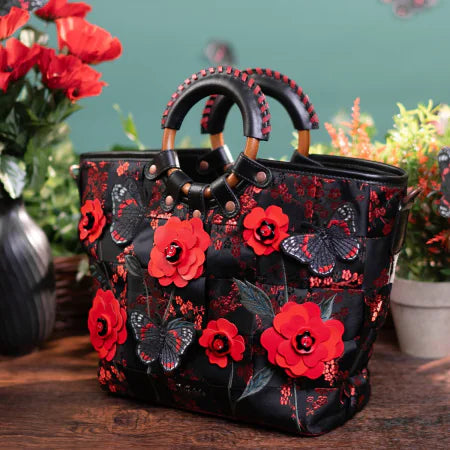 Butterfly Garden Large Ari Bag
