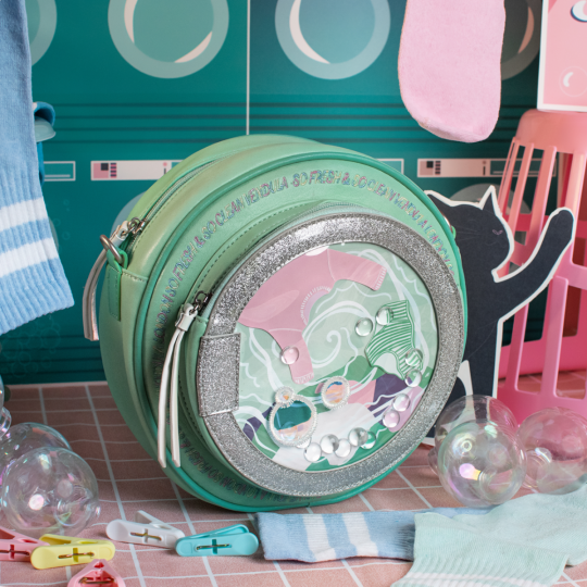 Bubble Cats Round Backpack