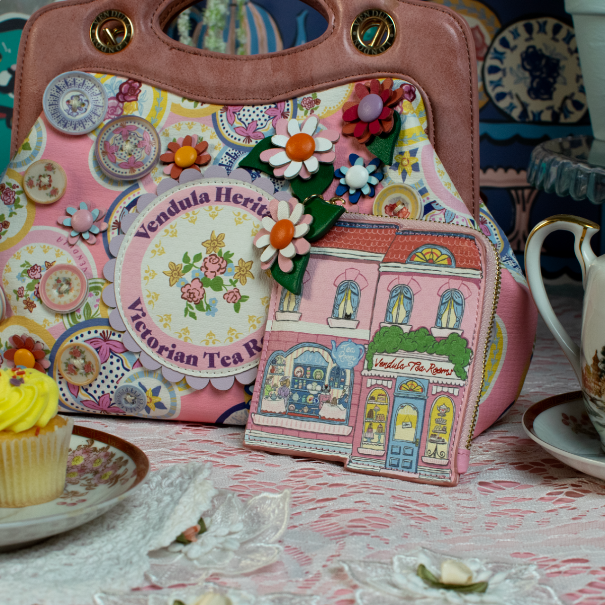 Heritage Victorian Tea Rooms Shaped Coin Purse
