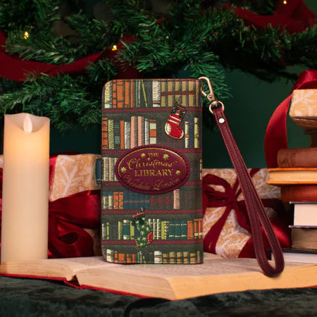 Vendula Christmas Library Universal Flip Phone Case