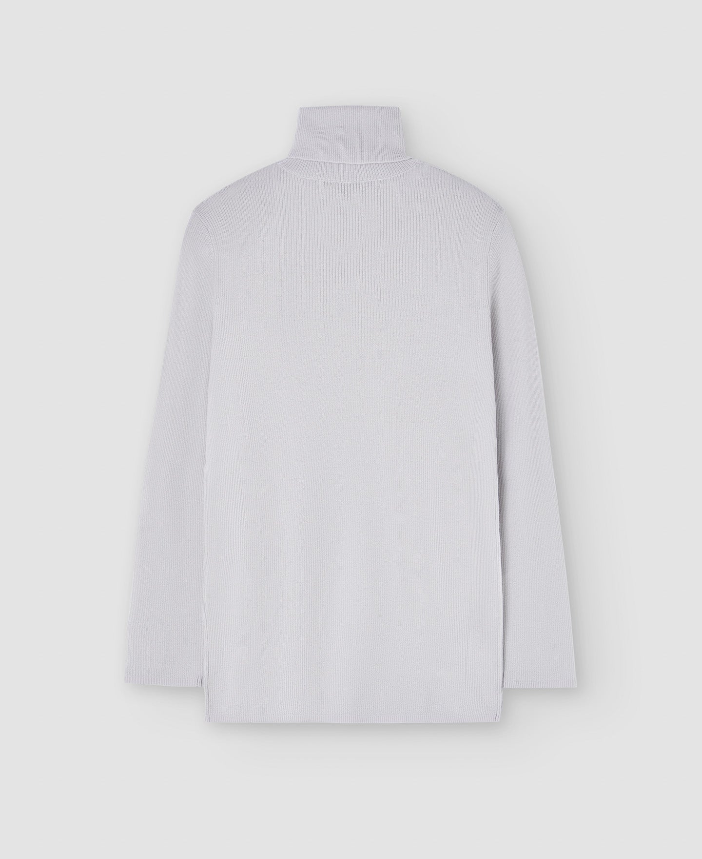 Women Jersey | Ecru Merino Wool High Collar Sweater by Spanish designer Adolfo Dominguez