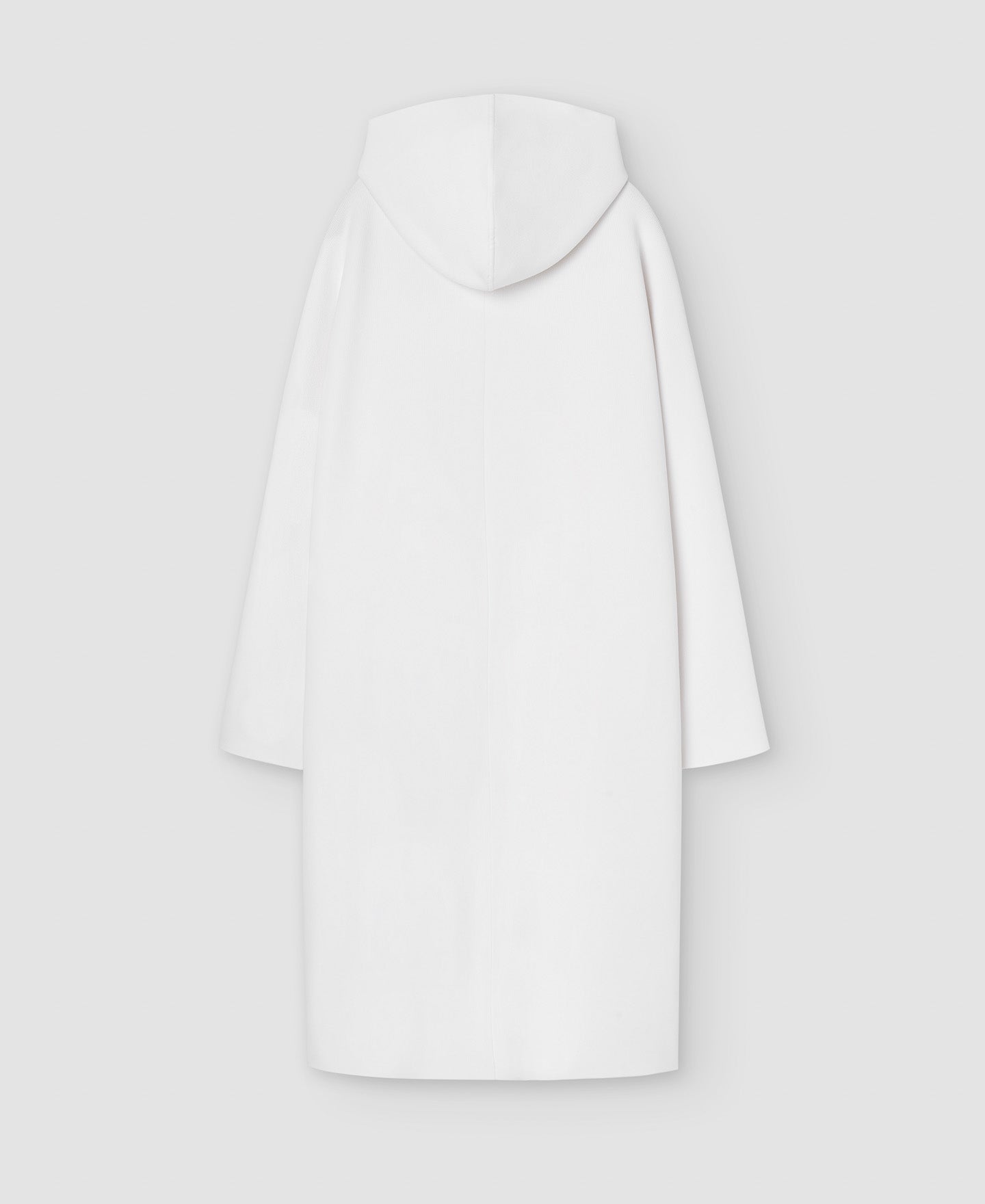 Women Coat | Ecru Recycled Nylon Double Faced Coat by Spanish designer Adolfo Dominguez