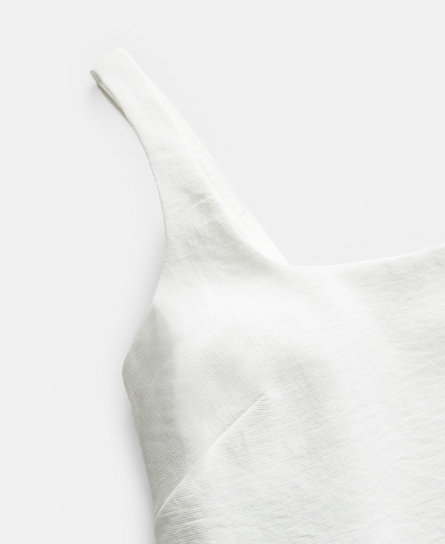 Women Top | Ecru Square Neckline Top by Spanish designer Adolfo Dominguez