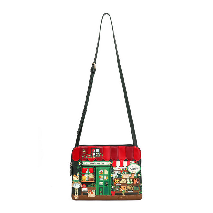 Vendula London The Farmhouse Pantry Bella Bag vegan leather crossbody bag
