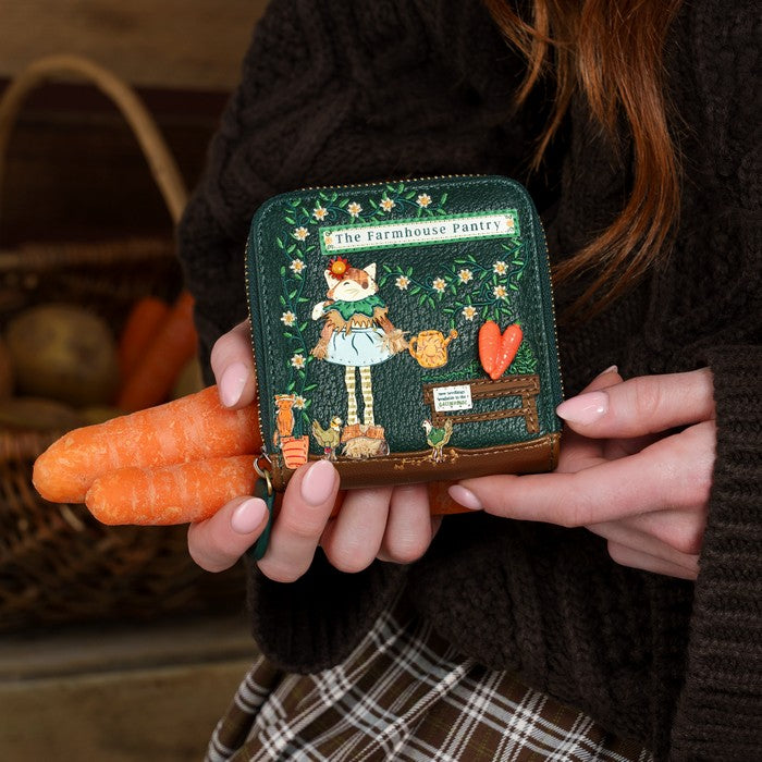 Vendula London The Farmhouse Pantry Square Wallet held by model