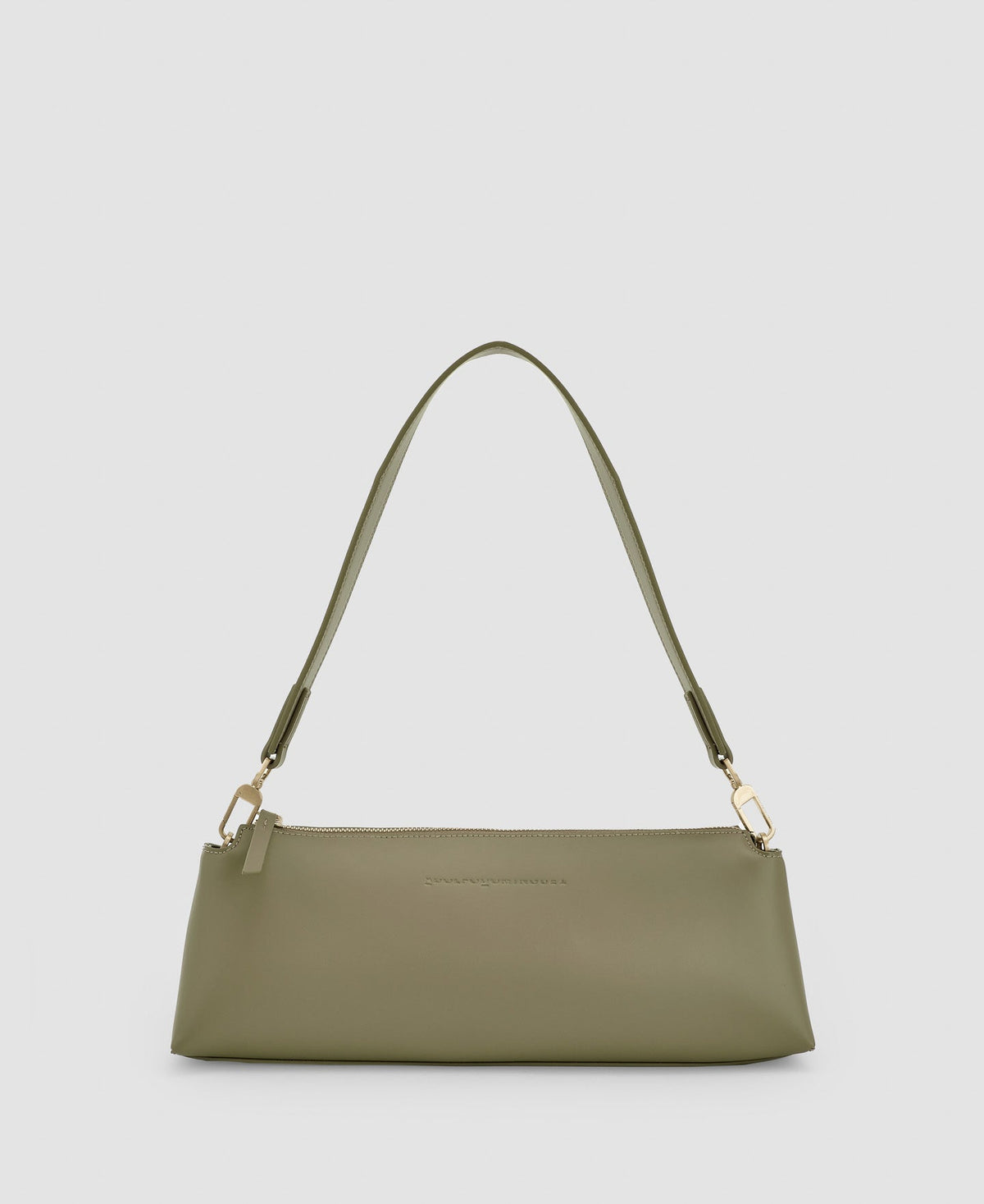 Women Bags | Green Recycled Material Baguette Bag by Spanish designer Adolfo Dominguez