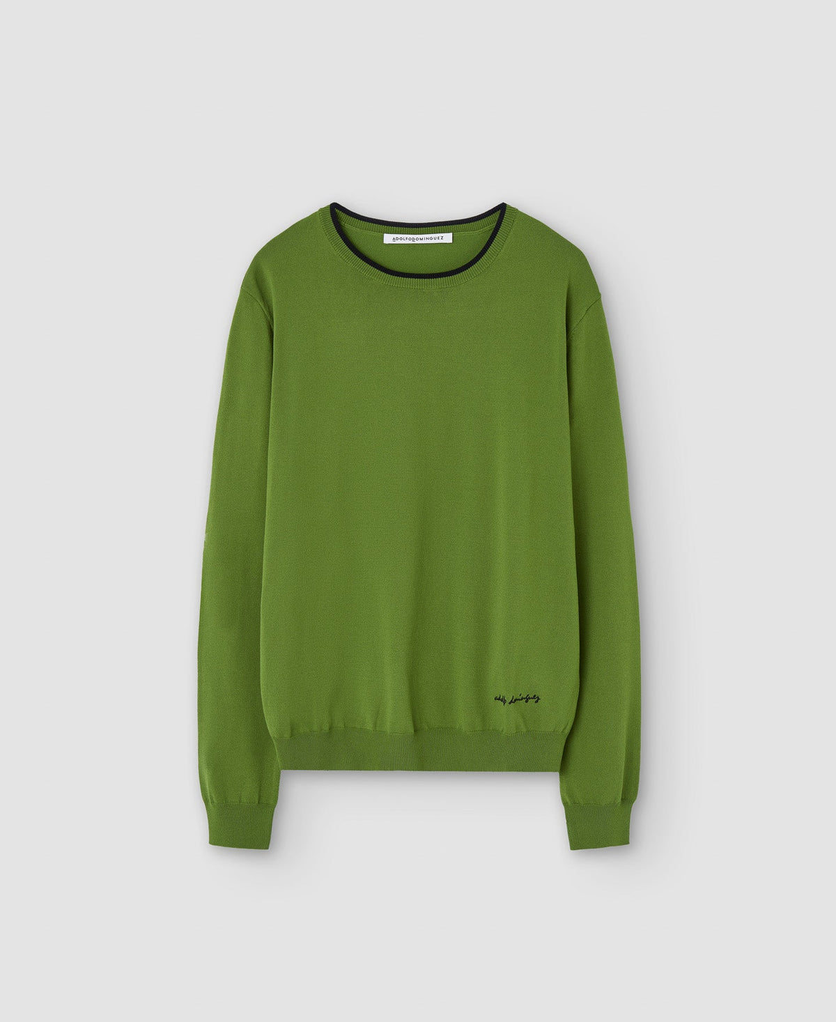 Women Jersey | Green Recycled Nylon Ultrathin Sweater by Spanish designer Adolfo Dominguez