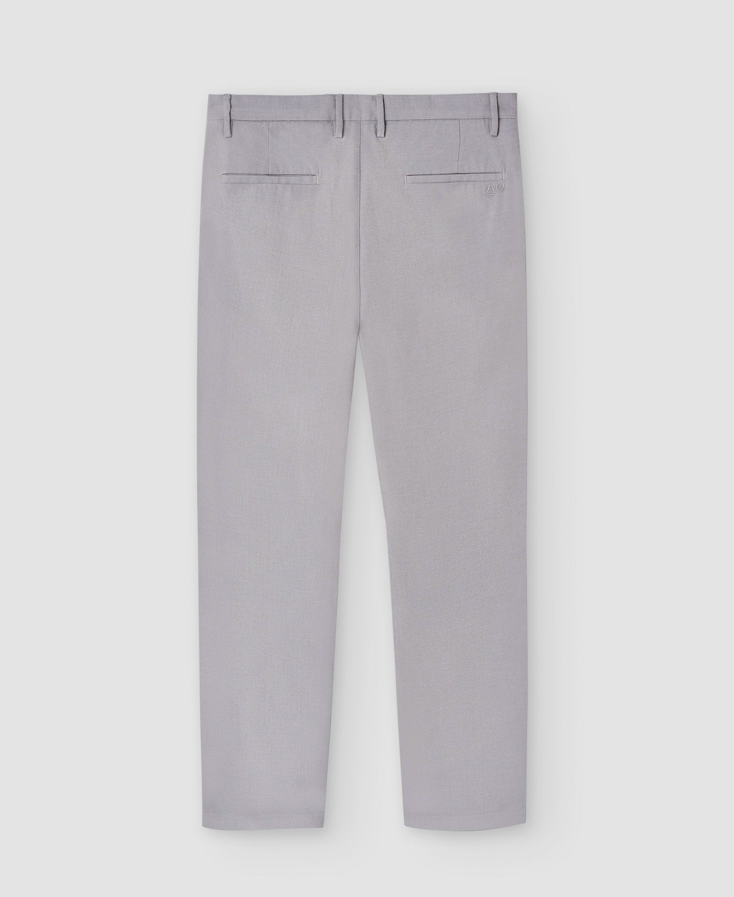 Men Trousers | Grey/White Trousers by Spanish designer Adolfo Dominguez