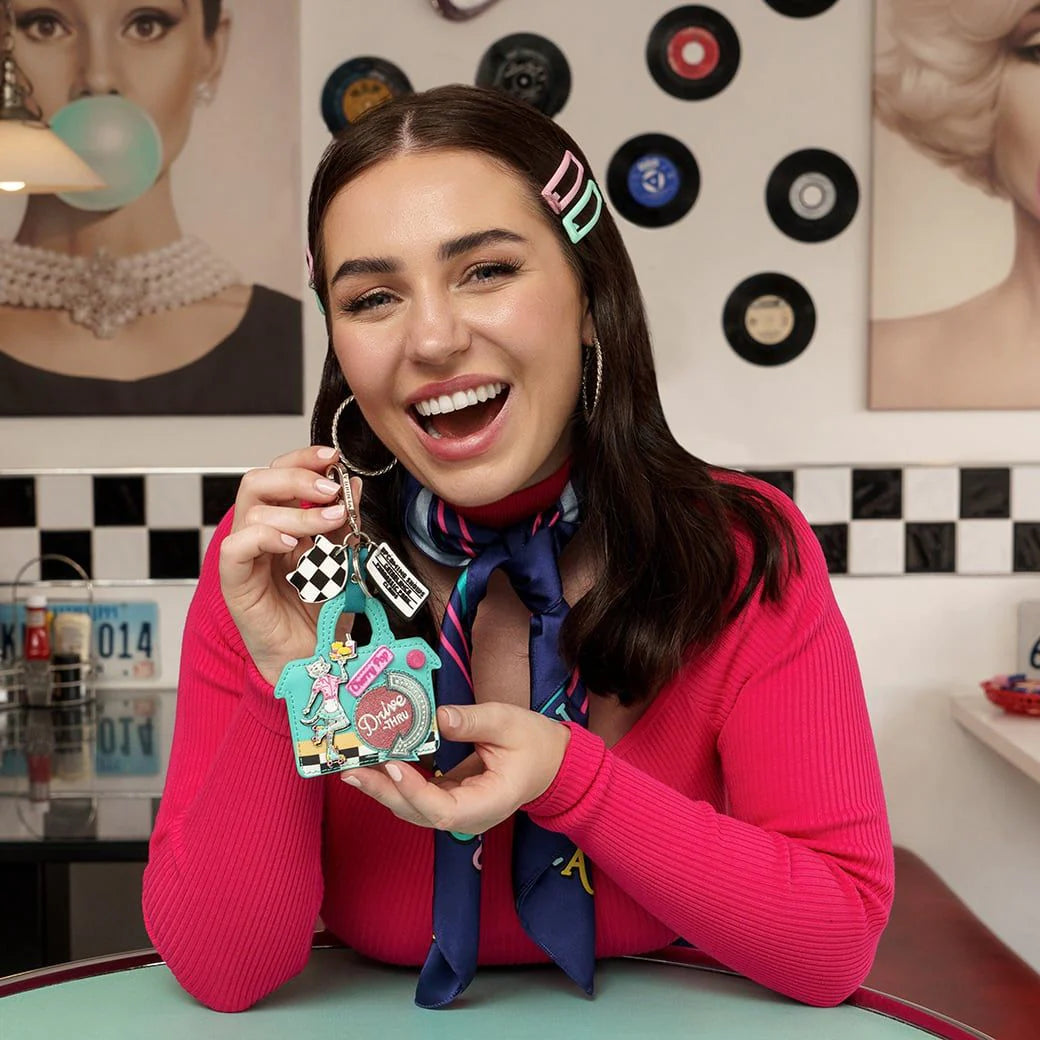 Kitty's Diner Key Charm