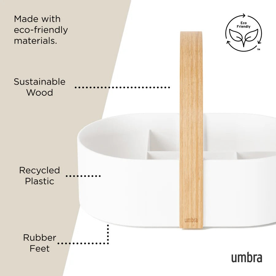 Bellwood Caddy White & Natural