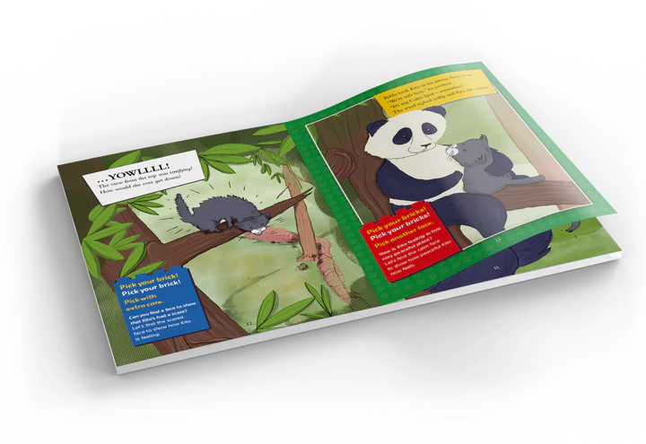 Build-A-Book Kito, The Bravest Kitten - Book And Bricks Set