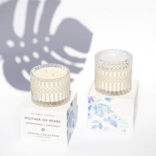 Mrs Darcy Candle / Mother Of Pearl - Lemongrass + Coconut