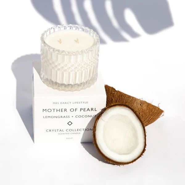 Mrs Darcy Candle / Mother Of Pearl - Lemongrass + Coconut
