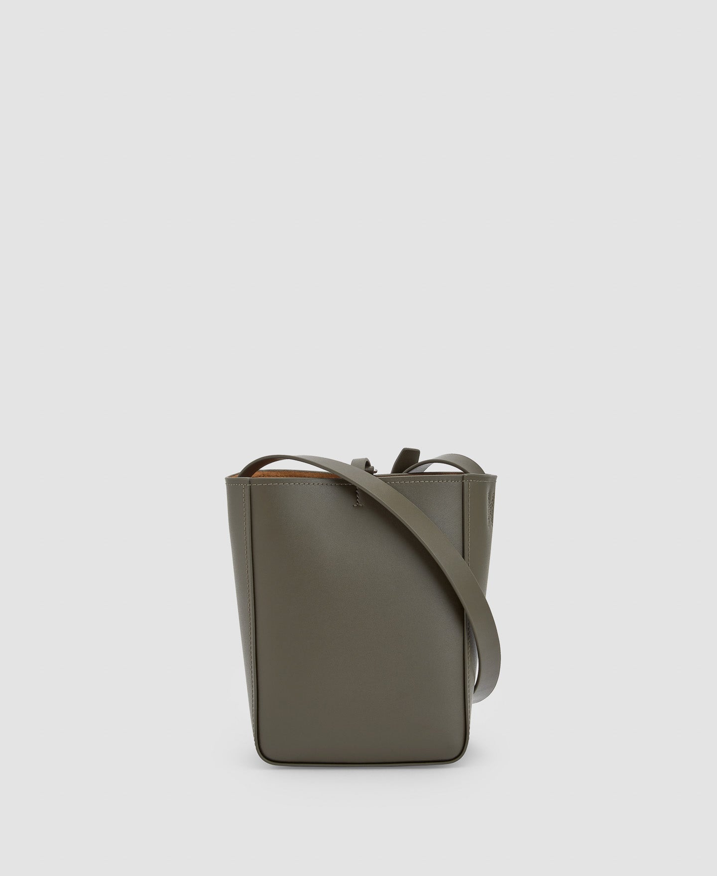 Women Leather Bag | Olive Green Leather Bag by Spanish designer Adolfo Dominguez