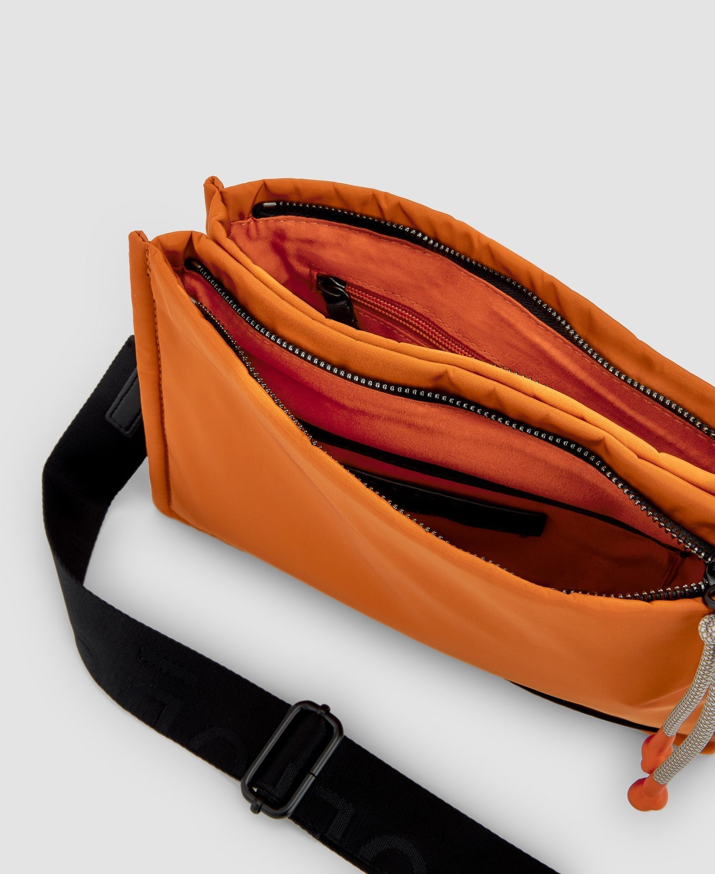 Women Bags | Orange Rectangular Shoulder Bag by Spanish designer Adolfo Dominguez