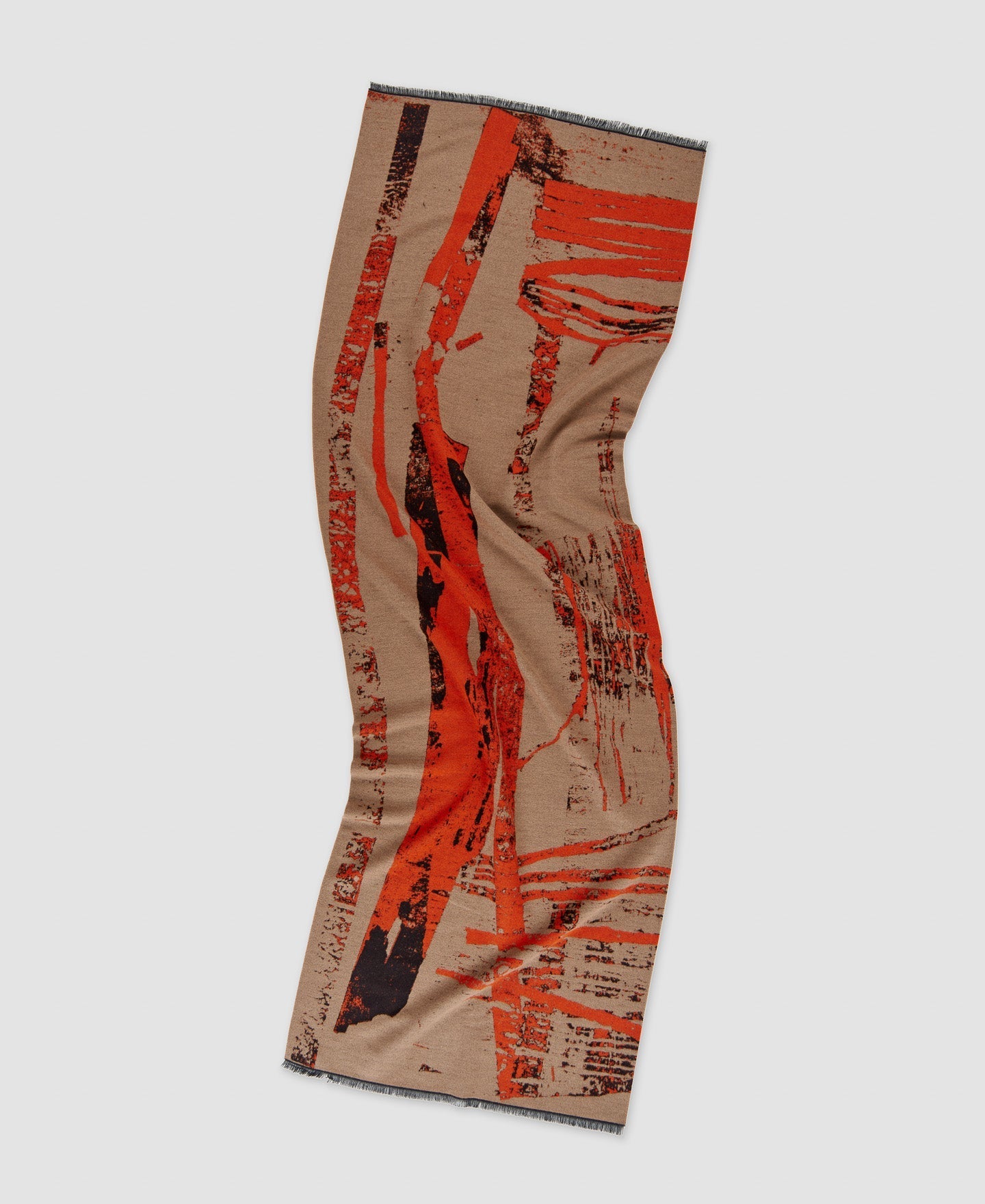 Women Scarf | Orange Womens Scarf by Spanish designer Adolfo Dominguez