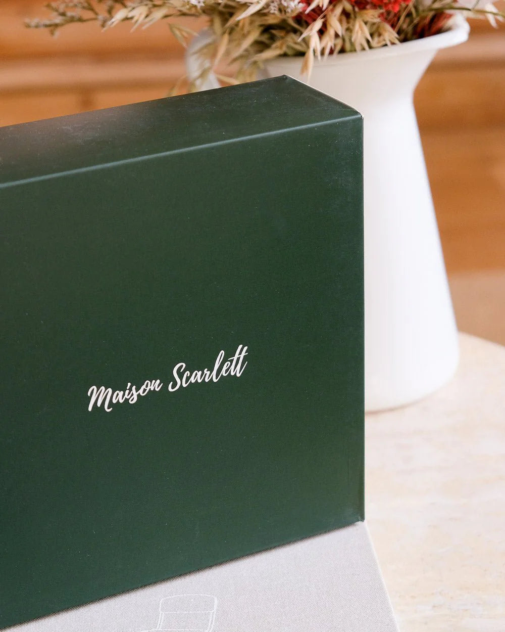 Anne Jewelry Box In Red Velvet