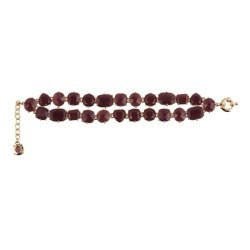 Double Row La Diamantine Aurore Purple Bracelet | ACLD2161