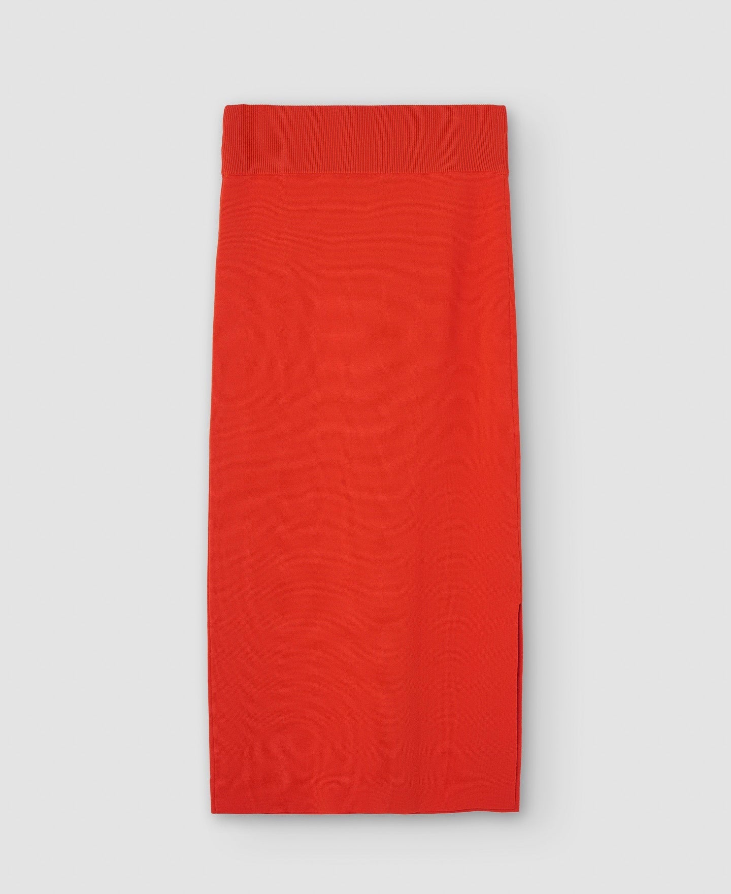 Women Skirt | Red Asymmetrical Viscose Skirt by Spanish designer Adolfo Dominguez