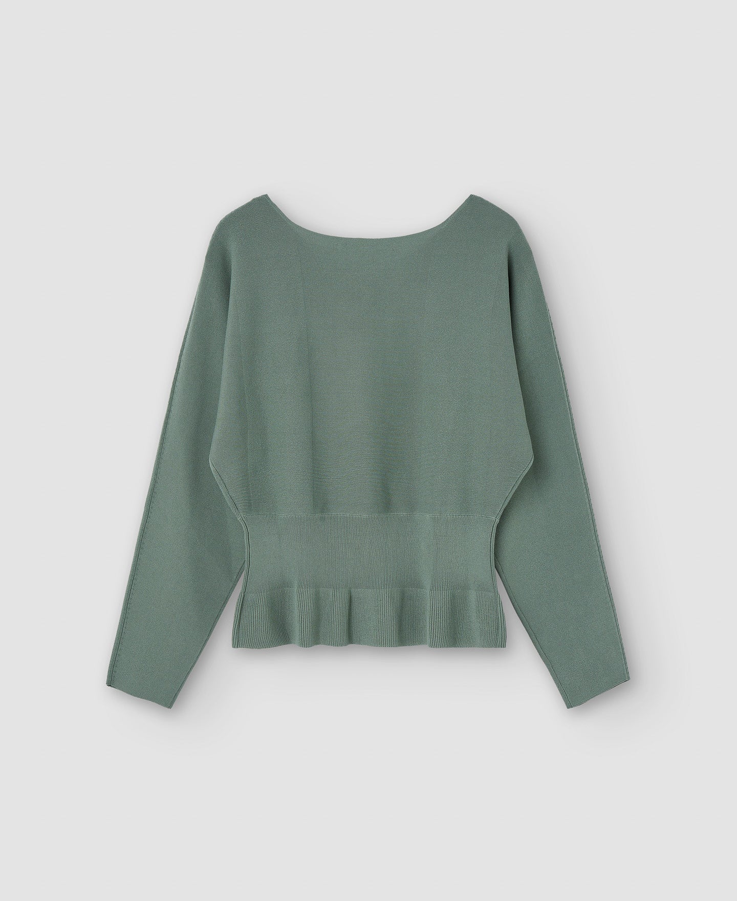 Women Jersey | Sea Water Green Viscose Knitted Sweater by Spanish designer Adolfo Dominguez