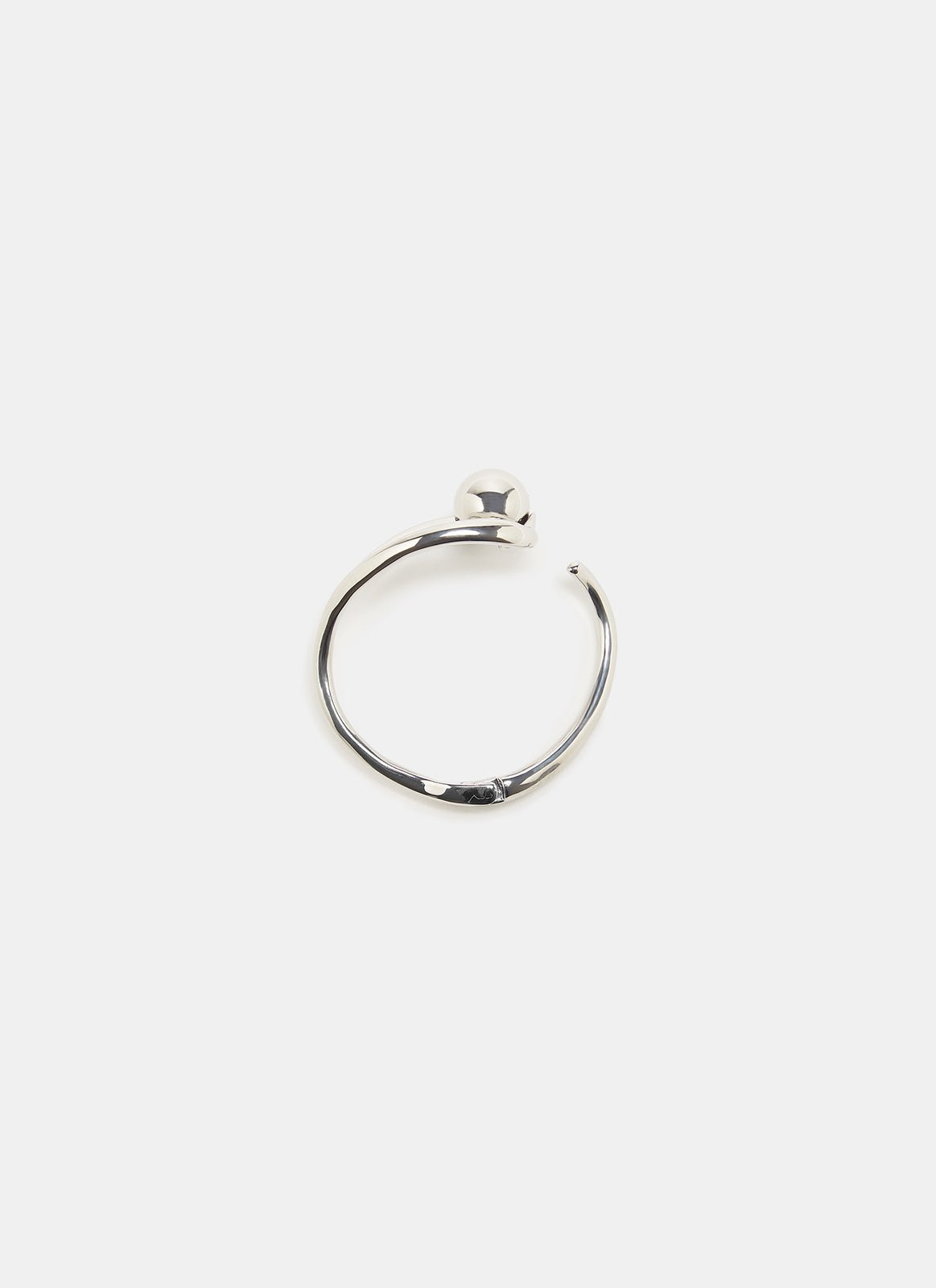 Women Bracelet | Silver Color Rigid Open Bracelet by Spanish designer Adolfo Dominguez