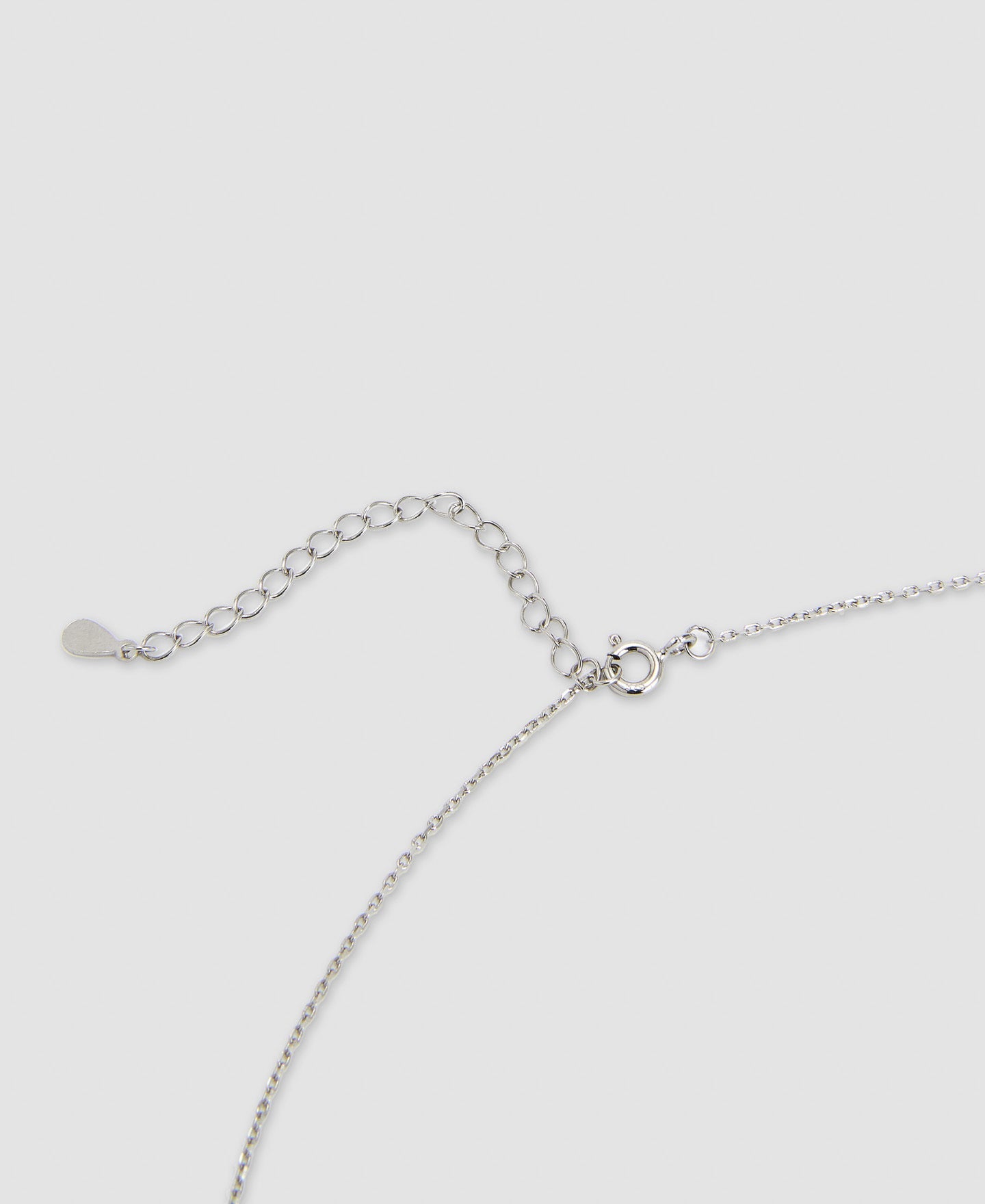 Women Necklace | Silver Color Silver And Natural Stone Necklace by Spanish designer Adolfo Dominguez