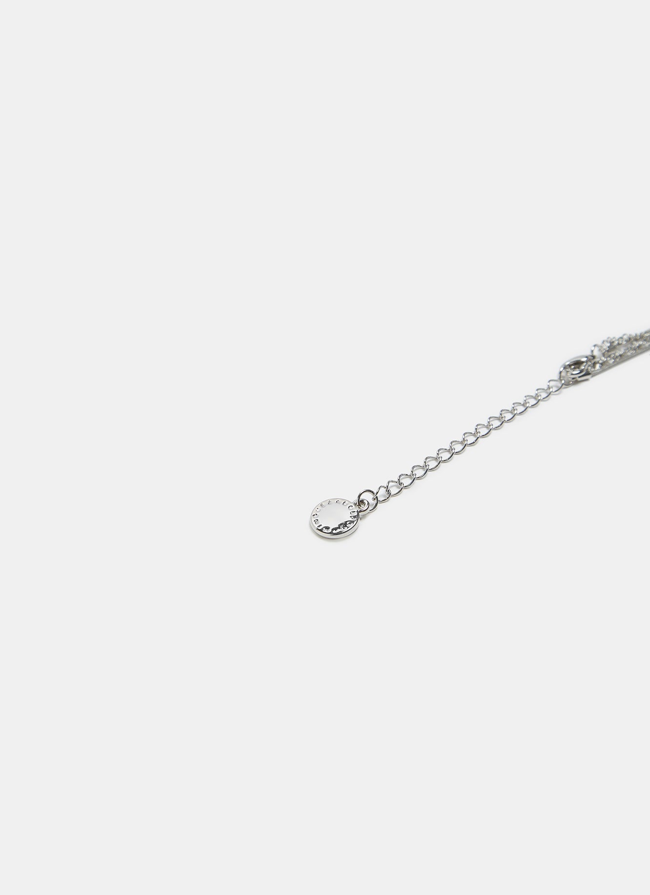 Women Necklace | Silver Necklace With Intertwined Pearl Pendant by Spanish designer Adolfo Dominguez