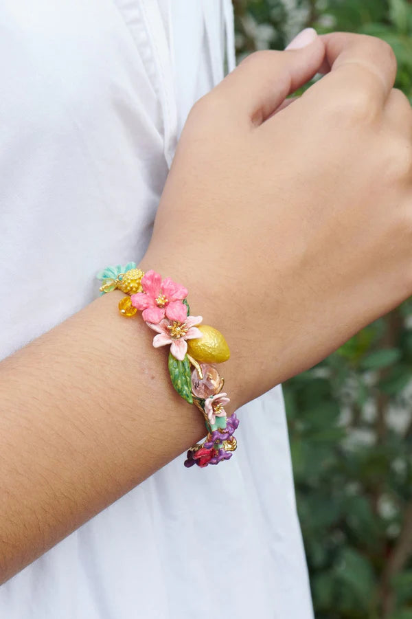 Summer Scents Bouquet Bangle Bracelet | alpe2041