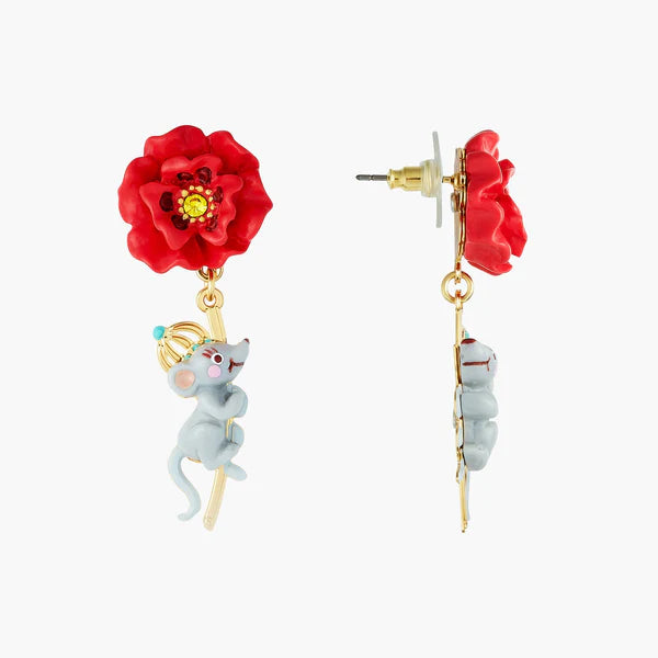 Theé Toto & Dorothy Poppy Stem And Rat Earrings | anoz1091