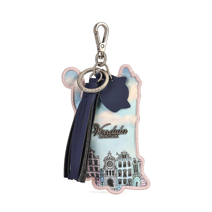 Vendula London Cats In The City Grey Cat Key Charm – view 4