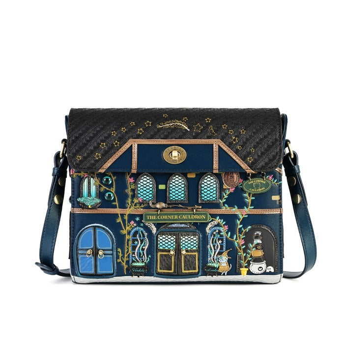 Vendula London The Corner Cauldron Box Bag – front