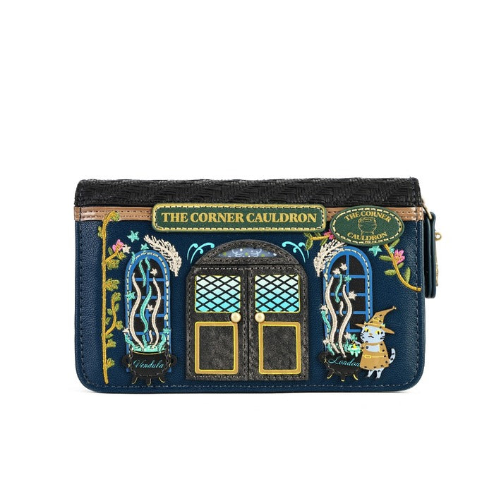 Vendula London The Corner Cauldron Medium Ziparound Wallet – front
