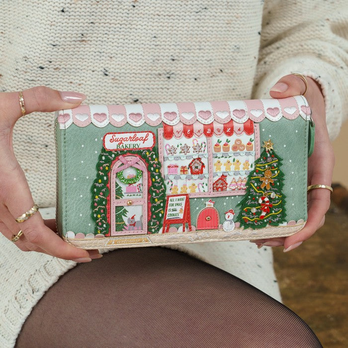 Vendula London The Sugarloaf Bakery Large Ziparound Wallet – model shot