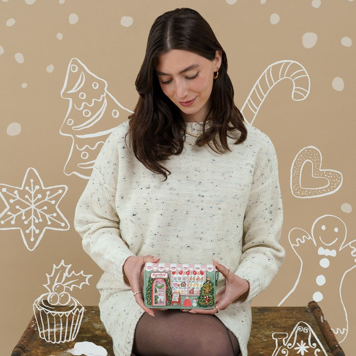 Vendula London The Sugarloaf Bakery Medium Ziparound Wallet – model shot