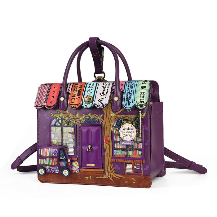 Vendula London Travelling Library Bookshop Harriet Shoulder/Backpack – view 5