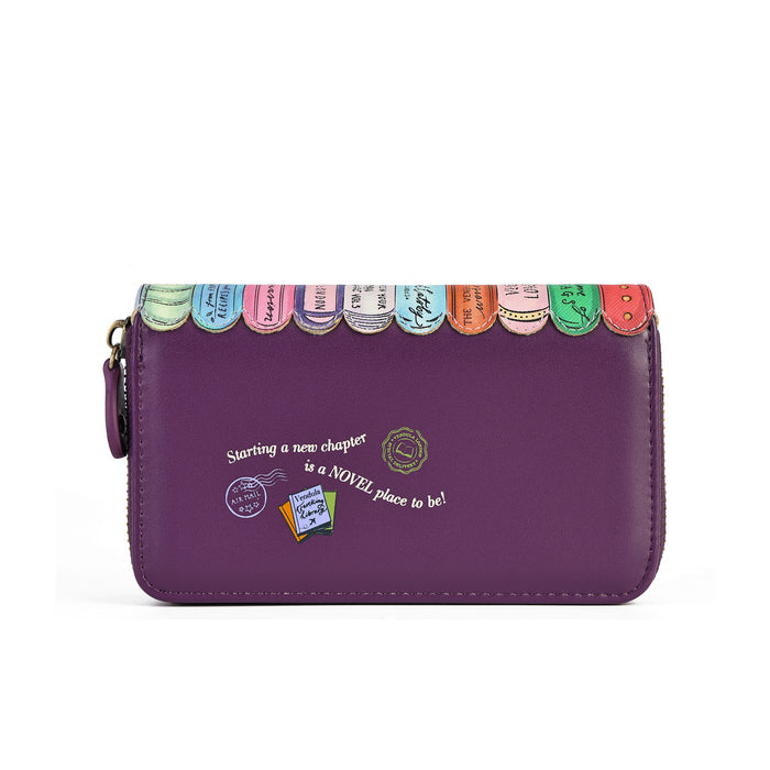 Vendula London Travelling Library Bookshop Medium Ziparound Wallet – view 5