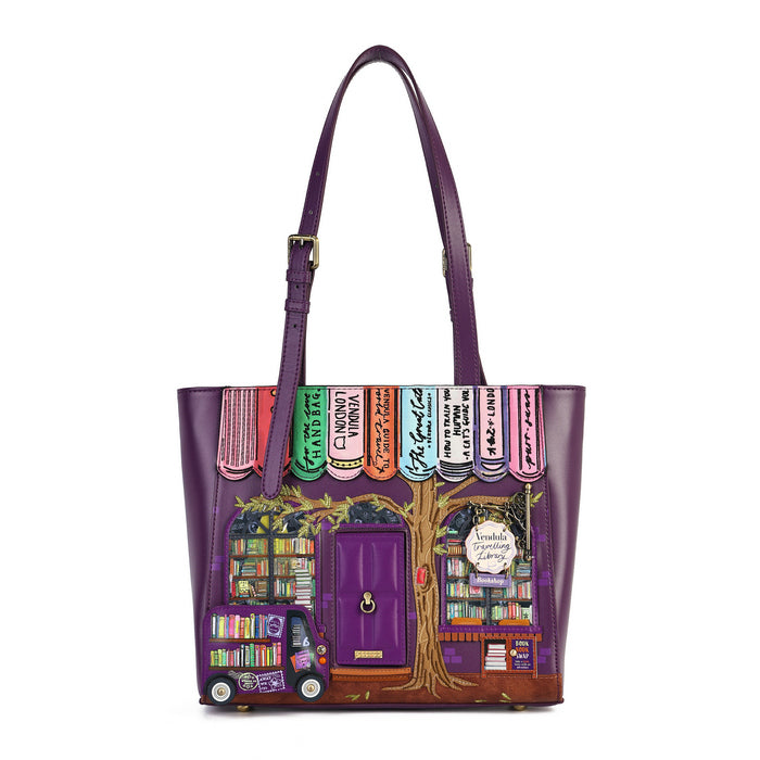 Vendula London Travelling Library Bookshop Shopper Bag – view 3