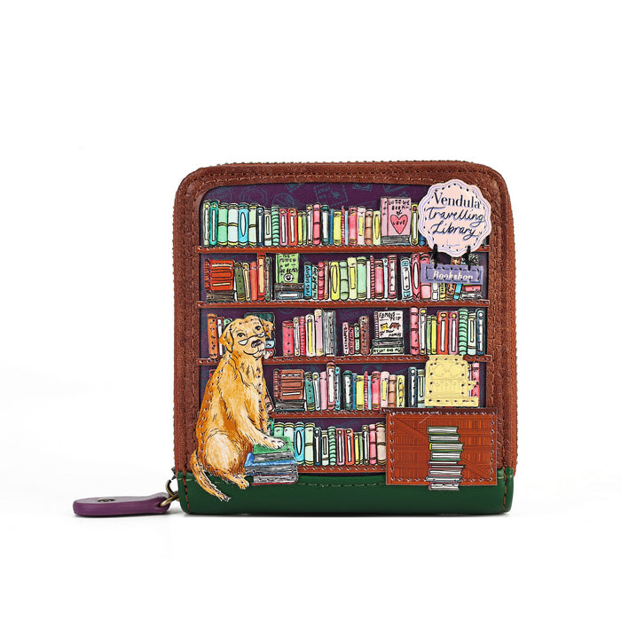 Vendula London Travelling Library Bookshop Square Wallet – view 3