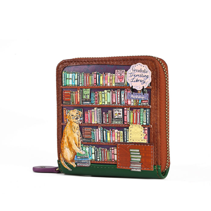 Vendula London Travelling Library Bookshop Square Wallet – view 4