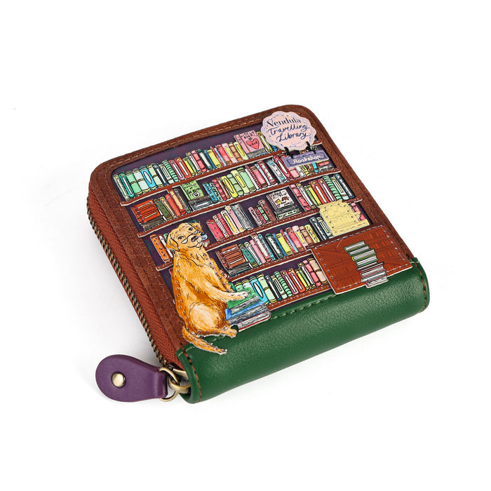 Vendula London Travelling Library Bookshop Square Wallet – view 6