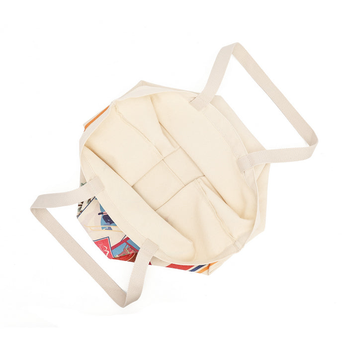 Vendula London Vendula Slopes Canvas Tote Bag – front