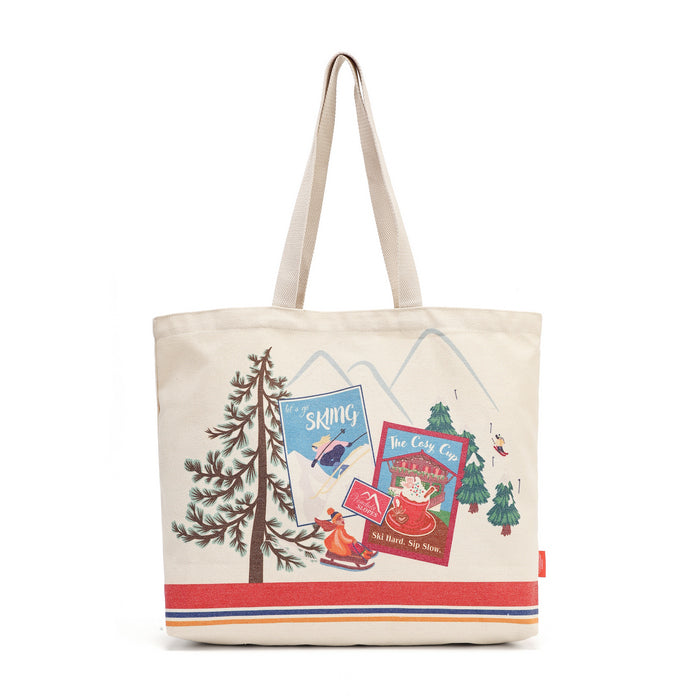 Vendula London Vendula Slopes Canvas Tote Bag – view 3
