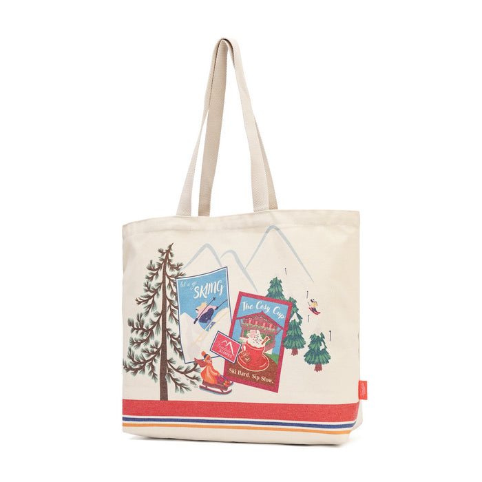 Vendula London Vendula Slopes Canvas Tote Bag – view 4