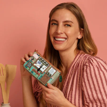 Vendula Pie Shop Medium Ziparound Wallet