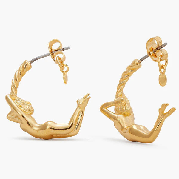 Virgo Astrological Sign Hoop Earrings | appv1061