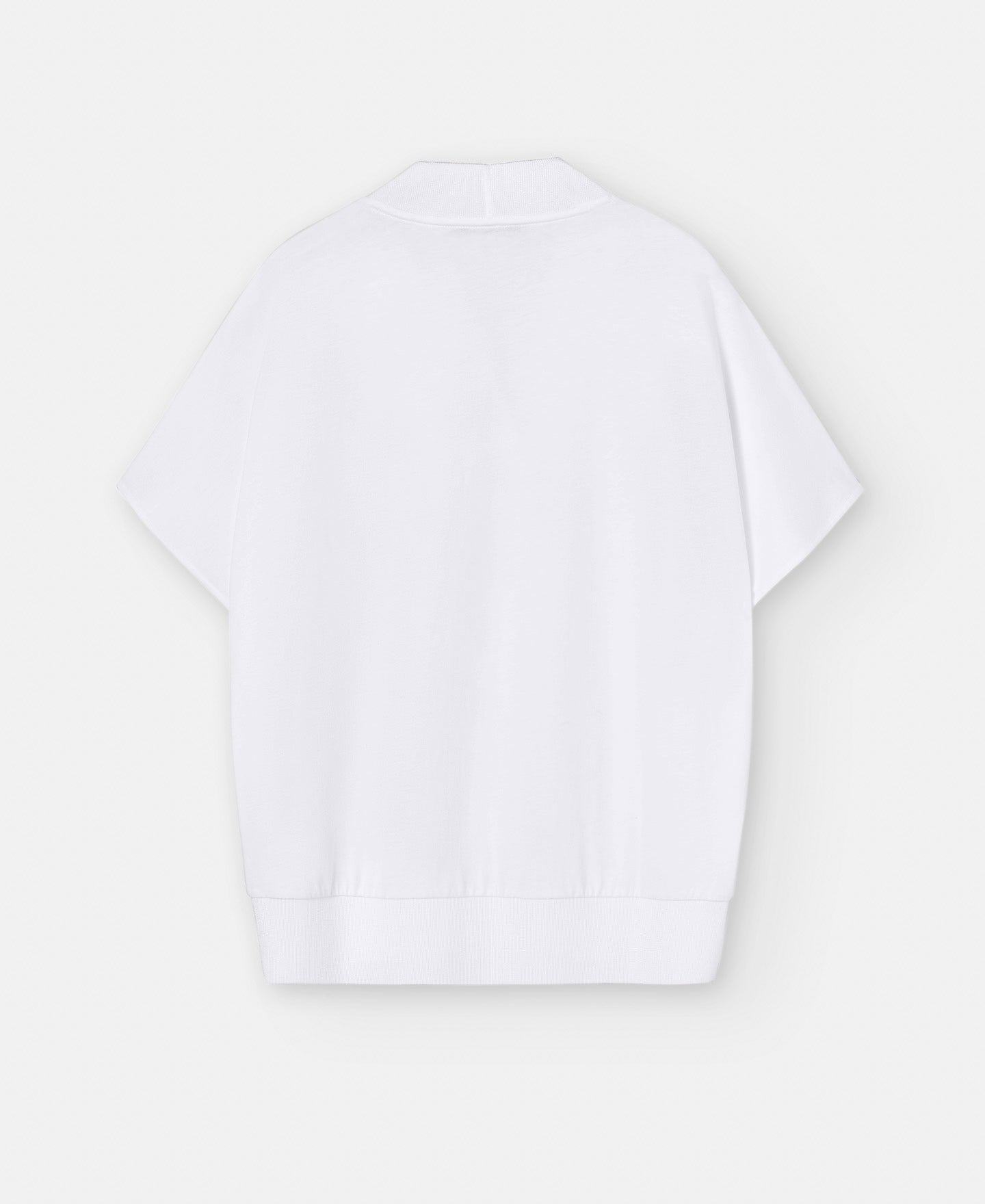 Women T-Shirt (Short Sleeve) | White Elasticated Waistband Viscose T-Shirt by Spanish designer Adolfo Dominguez