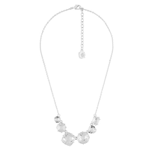 Silver 6 Stones La Diamantine Thin Necklace | AILD3313