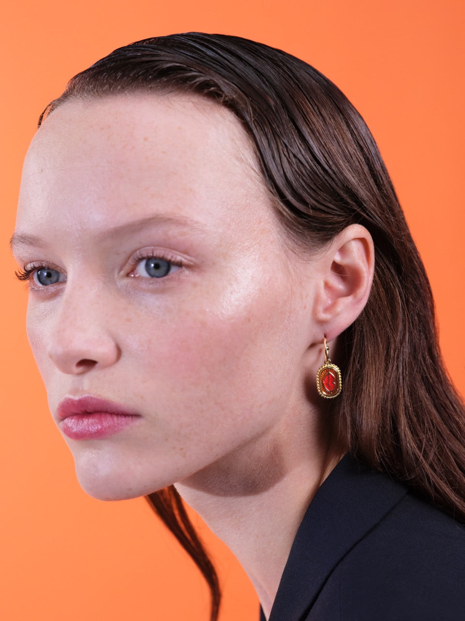 Divine Protection Asymmetrical Earrings | ARAD1021