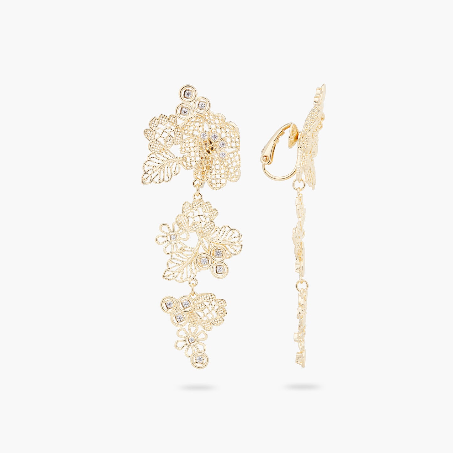 Gold Thread Earrings | ARFO1011